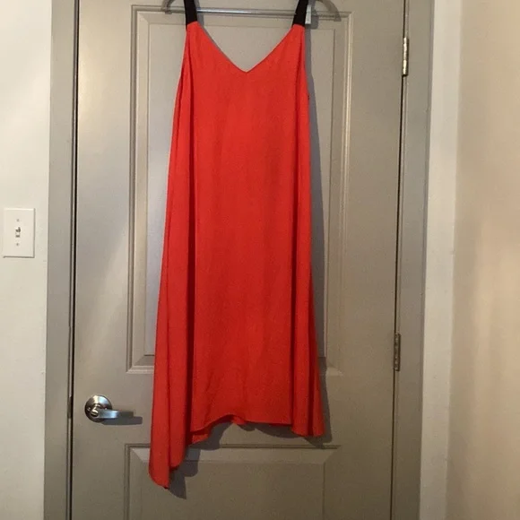 Rag & Bone| Red Zoe Asymmetric Shift Dress| Sz S|P - Picture 2 of 9